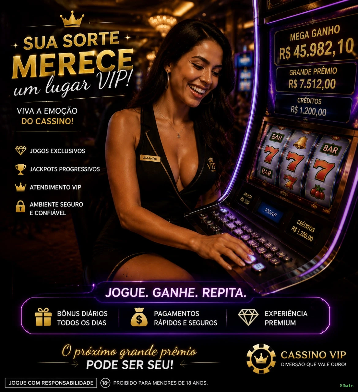 Controles de paJogonto e BRL em 86win